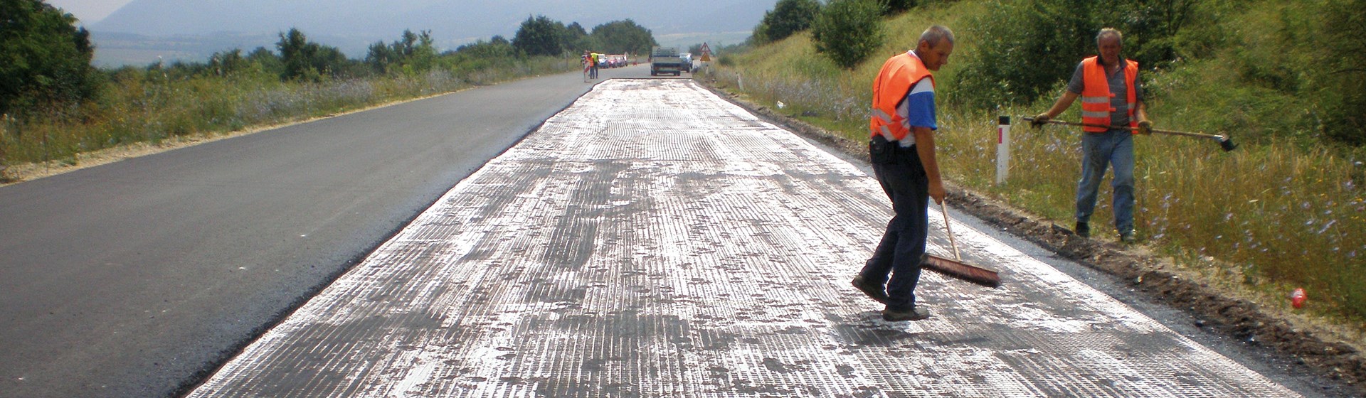 Asphalt reinforcement